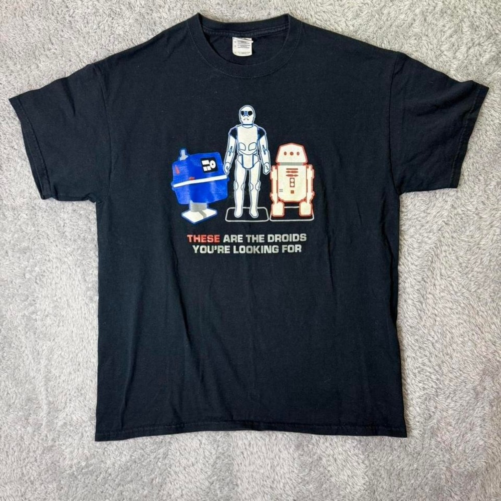Star‎ Wars black parody cotton t-shirt